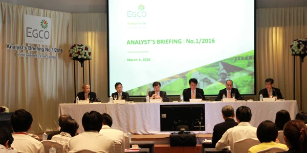 เอ็กโก กรุ๊ป เผยผลการดำเนินงานไตรมาส 1 ปี 2559 กำไรพุ่ง 54% จากโรงไฟฟ้าขนาดใหญ่ทั้งในและต่างประเทศ
