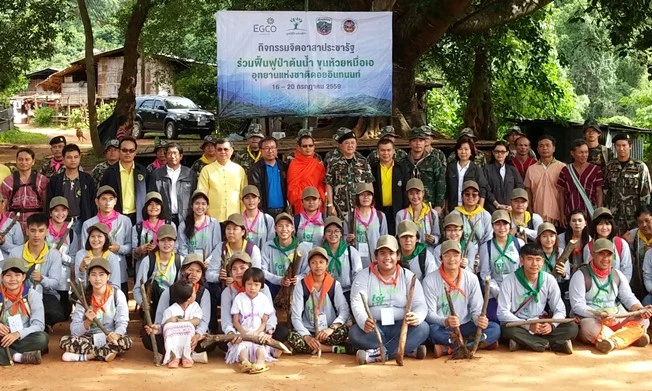 มูลนิธิไทยรักษ์ป่า ผนึกกำลังกรมอุทยานแห่งชาติฯ ฟื้นฟูป่าต้นน้ำ ในกิจกรรม “จิตอาสาประชารัฐ ร่วมฟื้นฟูป่าต้นน้ำ ขุนห้วยหมื่อเอ” ณ ดอยอินทนนท์