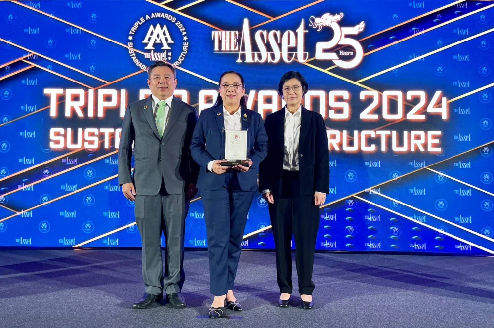 EGCO Group wins “Green Financing Deal of The Year” from The Asset Triple A Sustainable Infrastructure Awards 2024