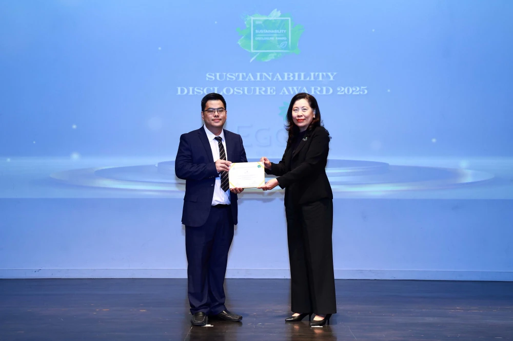 EGCO Group คว้ารางวัลเกียรติคุณสูงสุด “Sustainability Disclosure Award”