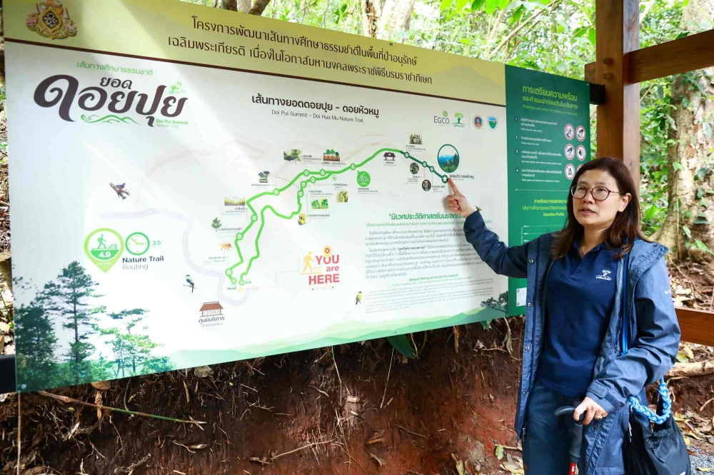 EGCO Group โดย มูลนิธิไทยรักษ์ป่า ส่งมอบ “เส้นทางศึกษาธรรมชาติยอดดอยปุย” เส้นทางป่าหลังบ้านเมืองเชียงใหม่ ชูแหล่งเรียนรู้นิเวศประวัติศาสตร์ที่เข้าถึงง่าย