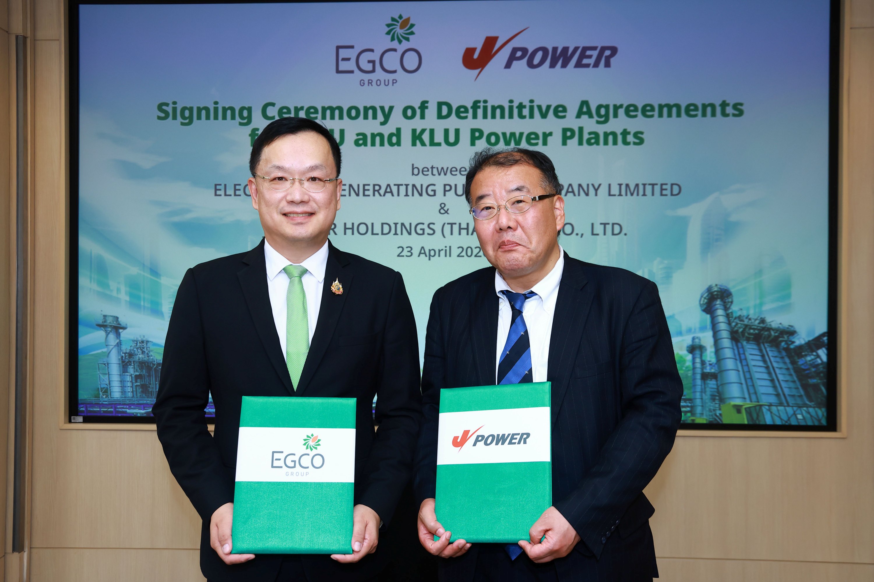 EGCO Group Advances Asset Recycling with 49% Stake Divestment in Banpong and Klongluang Power Plants, Partnering with J-POWER to Reinforce “ONE EGCO ONE GOAL” for Sustainable Value Creation