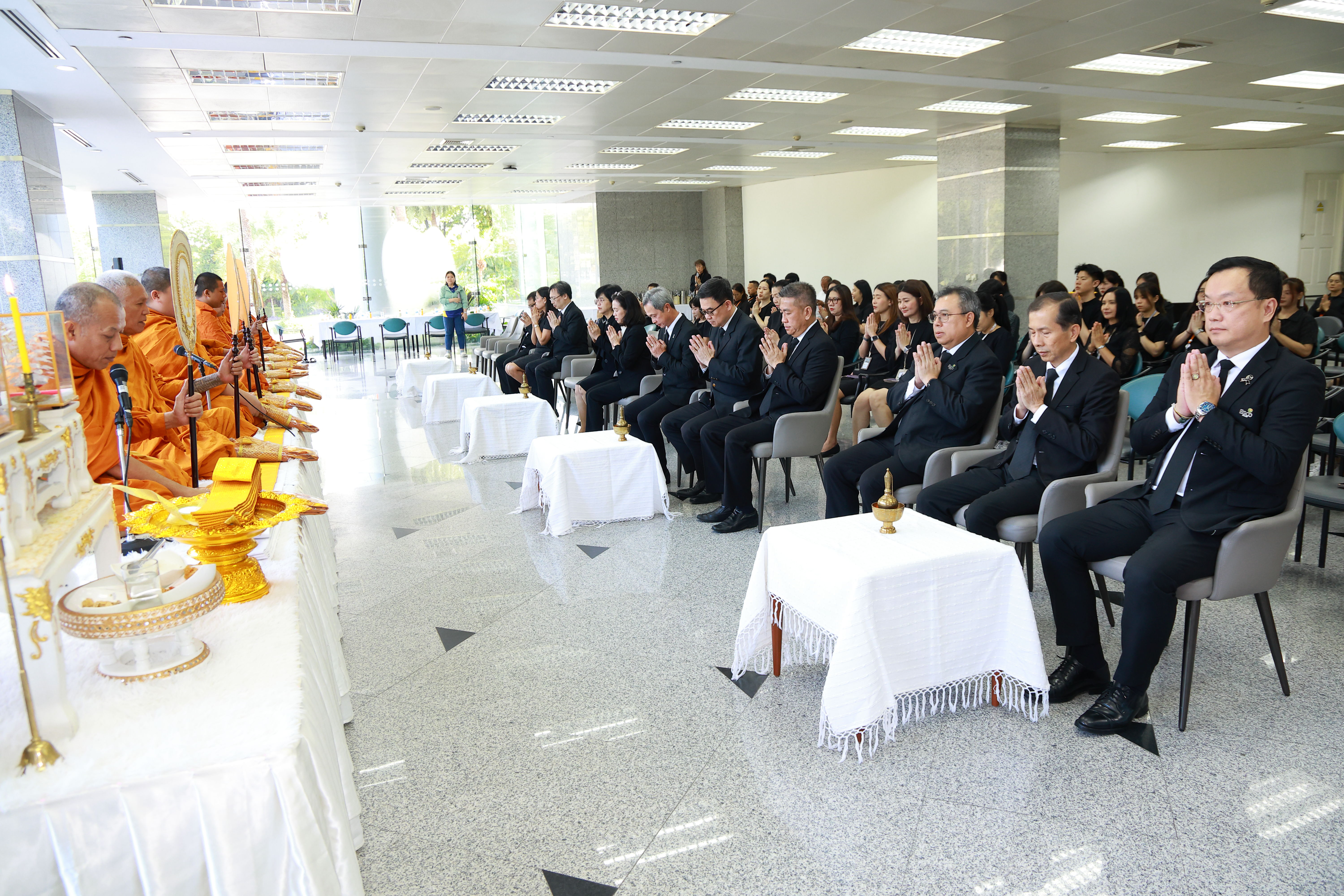 EGCO Group จัดพิธีบำเพ็ญกุศลสตมวาร (100 วัน) อุทิศถวายเป็นพระกุศลแด่สมเด็จพระเจ้าลูกเธอ  เจ้าฟ้าพัชรกิติยาภา ฯ