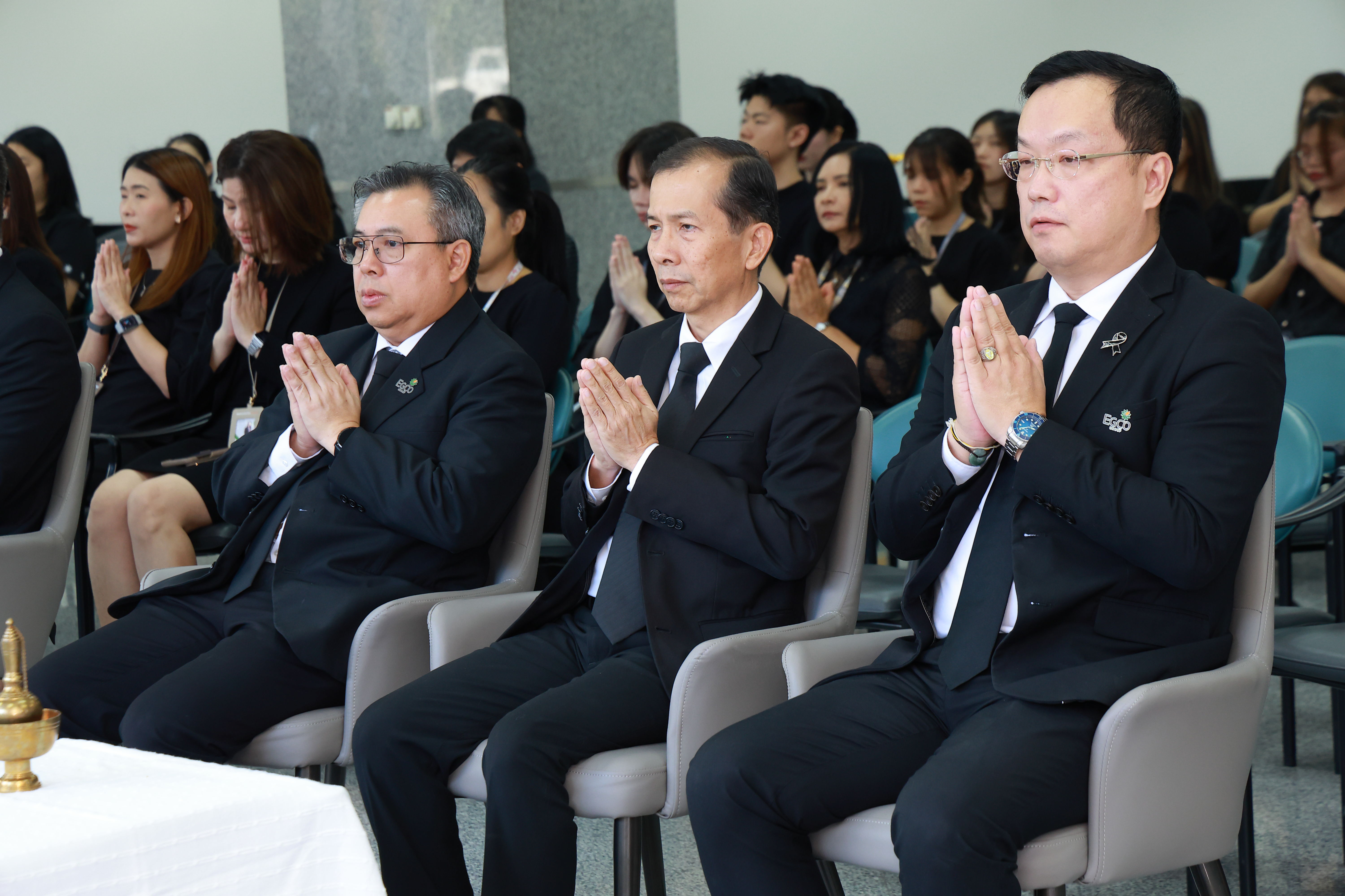 EGCO Group จัดพิธีบำเพ็ญกุศลสตมวาร (100 วัน) อุทิศถวายเป็นพระกุศลแด่สมเด็จพระเจ้าลูกเธอ  เจ้าฟ้าพัชรกิติยาภา ฯ